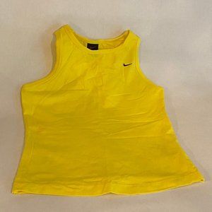 NWOT Nike Yellow Stretch Racerback Workout Top